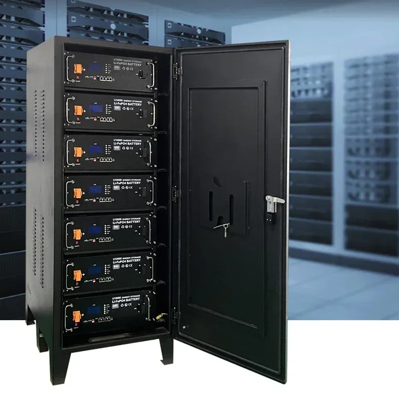 

Suitable for 48V 51.2V 50AH PV off-grid home energy storage lithium battery system RS485 Bluetooth WIFI communication monitoring