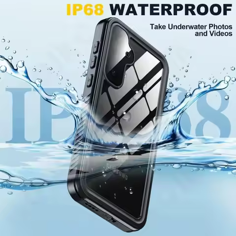 IP68 Waterproof Case For Samsung Galaxy S24 S23 S22 S21 S20 S25 Plus Ultra FE For A54 5G Note 20 Swimming Phone Luxury Cover
