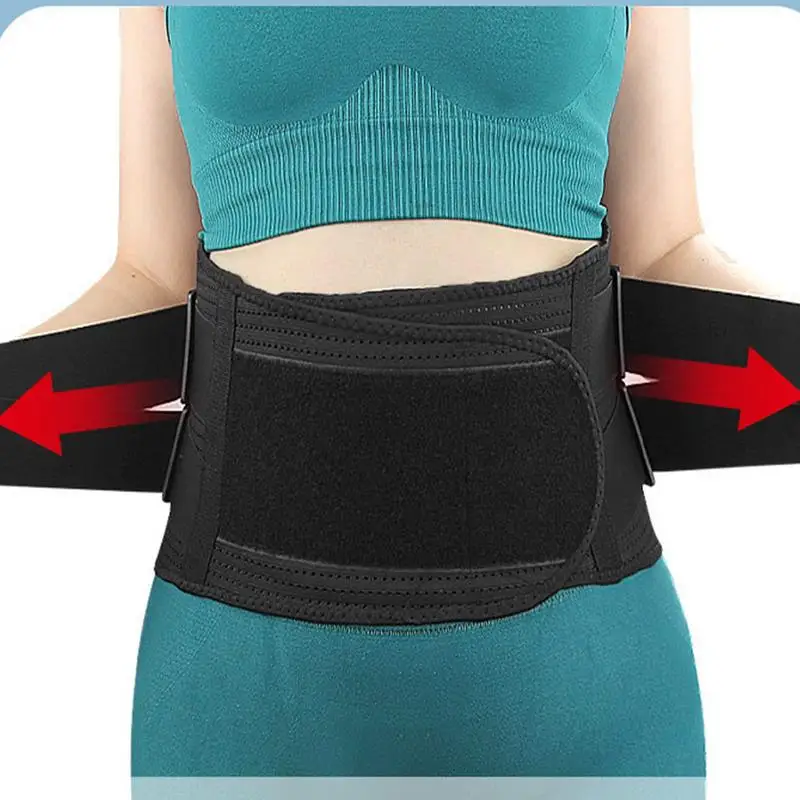 

Back Brace for Lower Back Breathable Lower Back Support Brace Adjustable Support Straps for Men and Women Lumbar Brace for Home