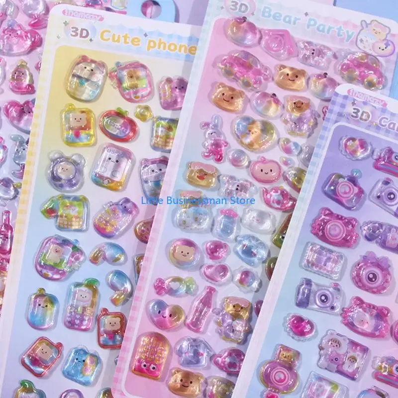 3D Sticker Sheets Entzückender Aufkleber für kleine Kinder und Erwachsene M76A – Detail 3
