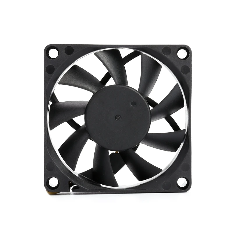 2pcs 24V cooling fan 70mm 7015 70X70X15mm Sleeve Bearing computer server inverter chassis axial cooling fan 3-wire silent case