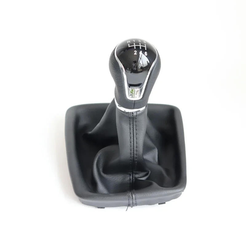 5/6 Speed Gear Stick Shift Knob Level Leather Boot for Seat Leon Mk3 V 2017-2020