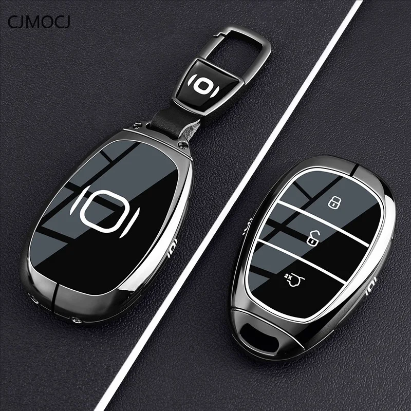 Premium Zinc Alloy Key Cover for Changan Qiyuan Q07/E07/A07 - Protective Key Case Keybag Keychain