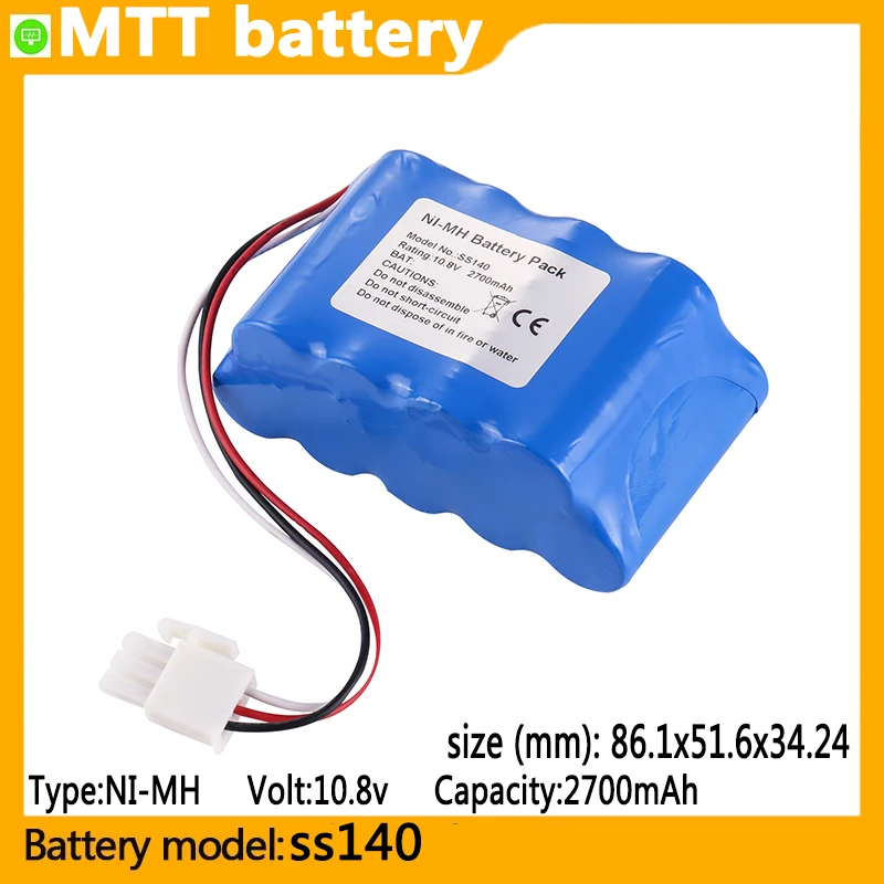 

ss140 capacity 2700mAh 10.8V NI-MH battery suitable for，E1, E1e , E10, E20, E20C, T3, T10, tester