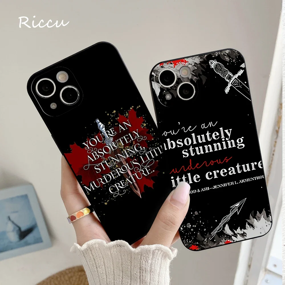 FOR IPhone 15 From Blood And Ash Murderous Phone Case 14 11 12 Pro 8 7 14 Plus X Pro 15 plus 13 MINI XR 14 pro Soft Phone Covers