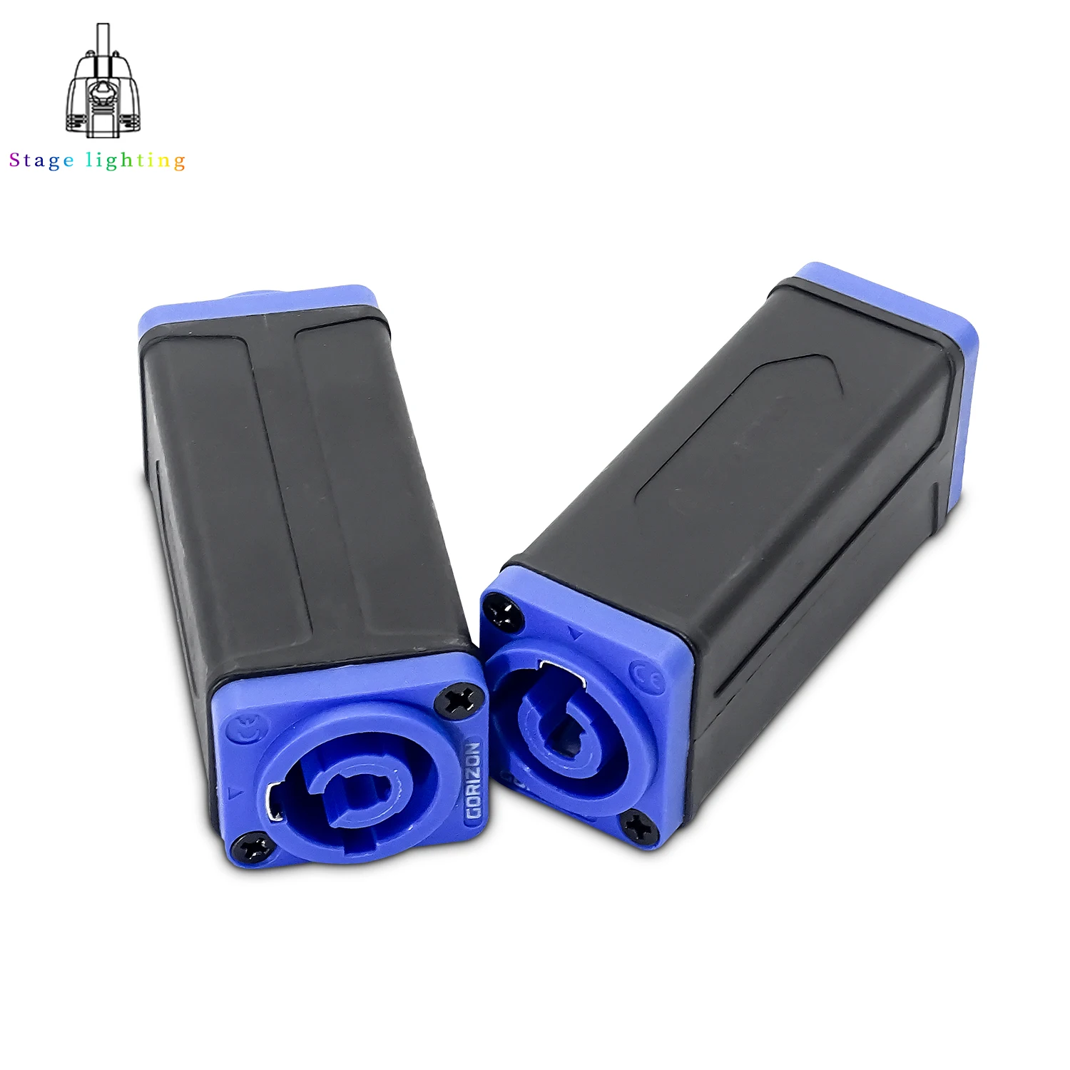 Adapter Extender LED PowerCon AC Coupler  Connector High Quality Speakon Panel Mount Straight Adapter