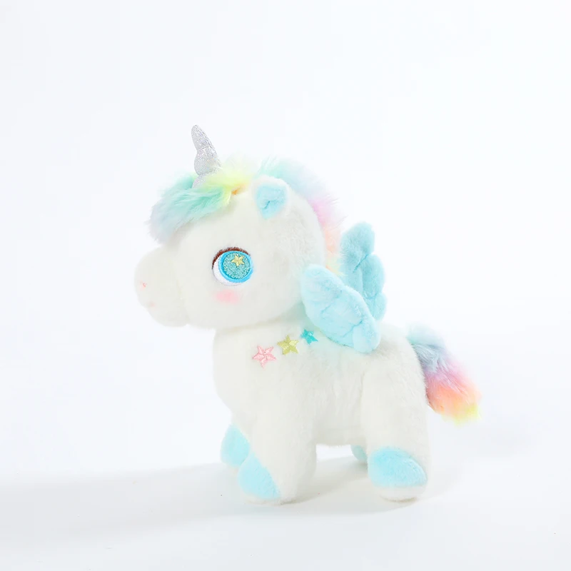 

25cm Beautiful, cute, soft, and colorful children's unicorn plush toy, as a gift for girls