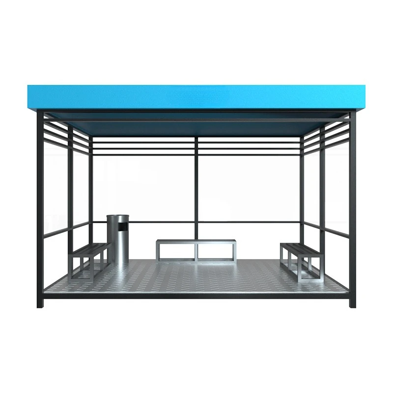 

Outdoor mobile suction booth glass sun room leisure post lounge factory area independent suction room source factory