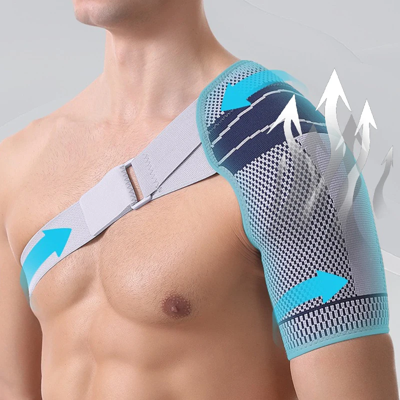 Stability Shoulder Brace Compression Left&Right Sleeve for Rotator Cuff Support,Dislocated AC Joint,Frozen Shoulder Pain