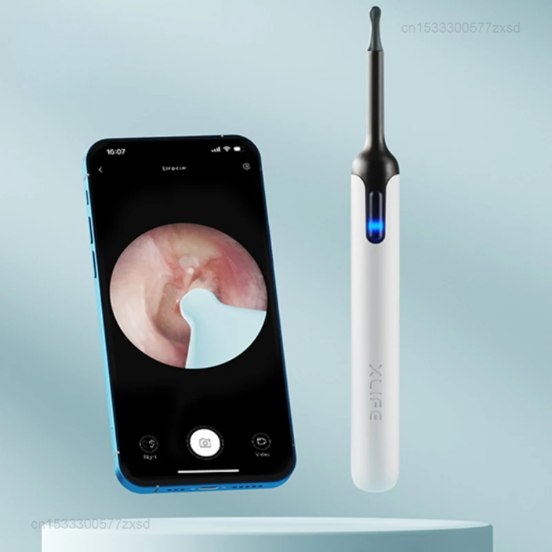 Youpin XLife Smart Visual Ear Cleaner with Camera Earwax Remover Rechargeable HD Earpick Endoscope Ear Wax Cleaning Care Remover