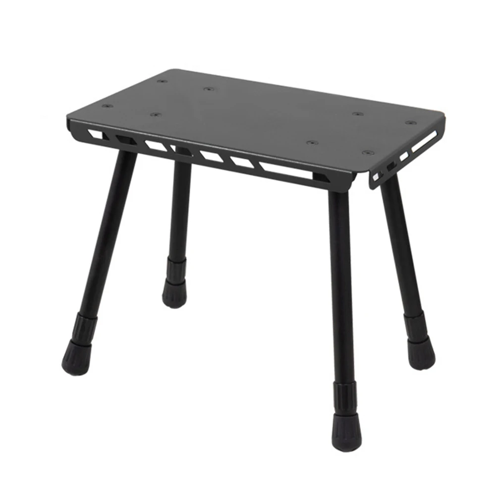 Camping Stool Table Fishing Weight Adjustable Height Aluminum Alloy Camping Stool Table Heavy Duty Camping Stool