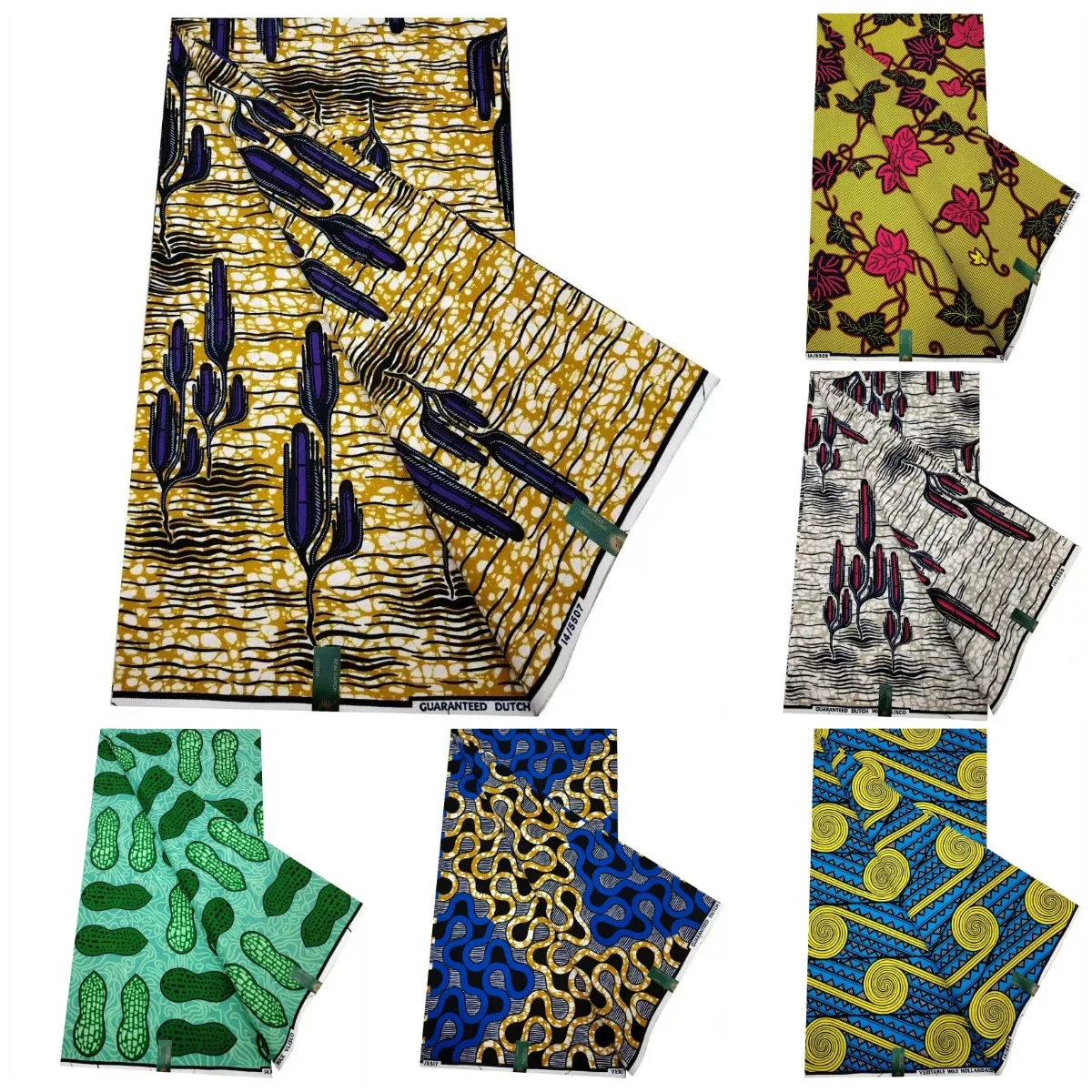 

Soft Pagne African Nigeria Wax Fabric 2025 High Quality Print Design Textile Wax Fabric Women Dresses 100%Cotton Sewing Material