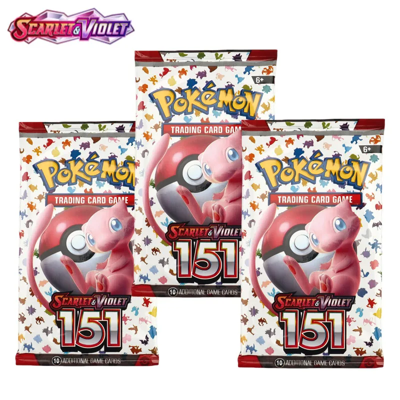 360Pcs English version Pokémon TCG: Scarlet & Violet 151 classics Expansion Booster Box Pokemon trade card 36 Pack Box copy