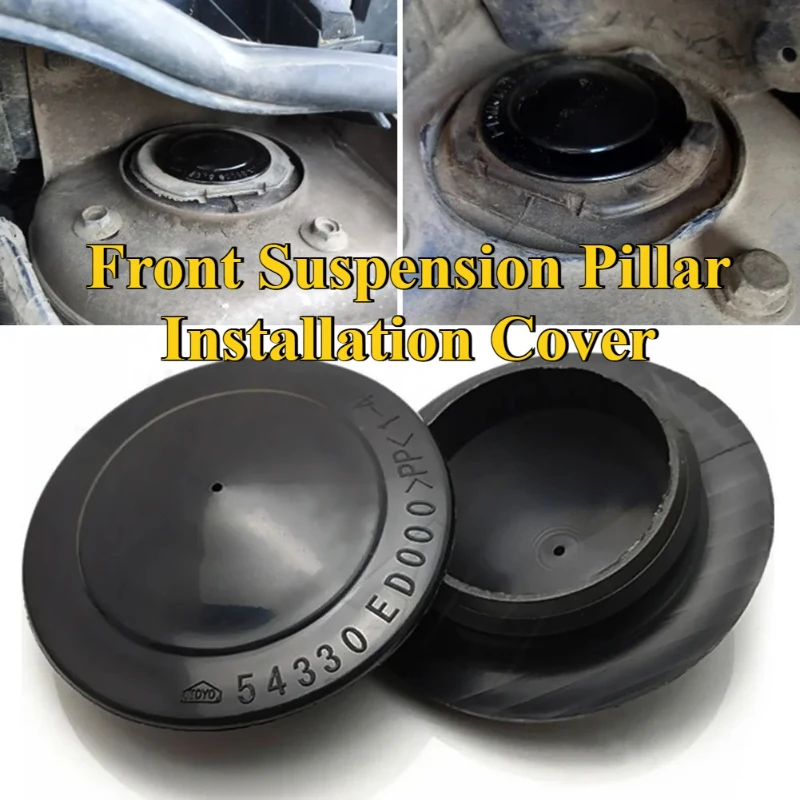 2pcs Front Suspension Strut Mount Cover Waterproof For Nissan Leaf ZE0 Sentra 200 SE B16 Juke F15 Cube Z12 Dustproof