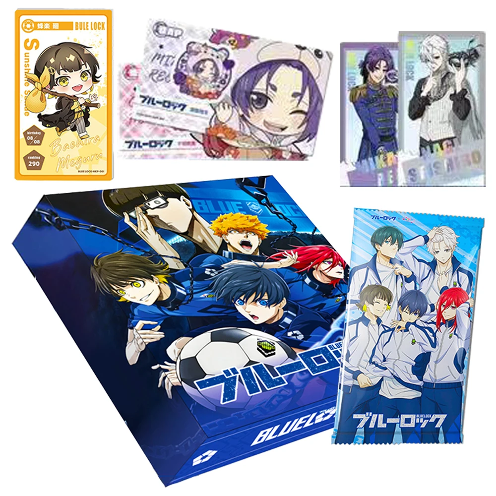 Original BLUE LOCK Card For Children Itoshi Sae Aleksis·Ness Sports Themed Youth Anime Limited Game Collection Card Kids Toys