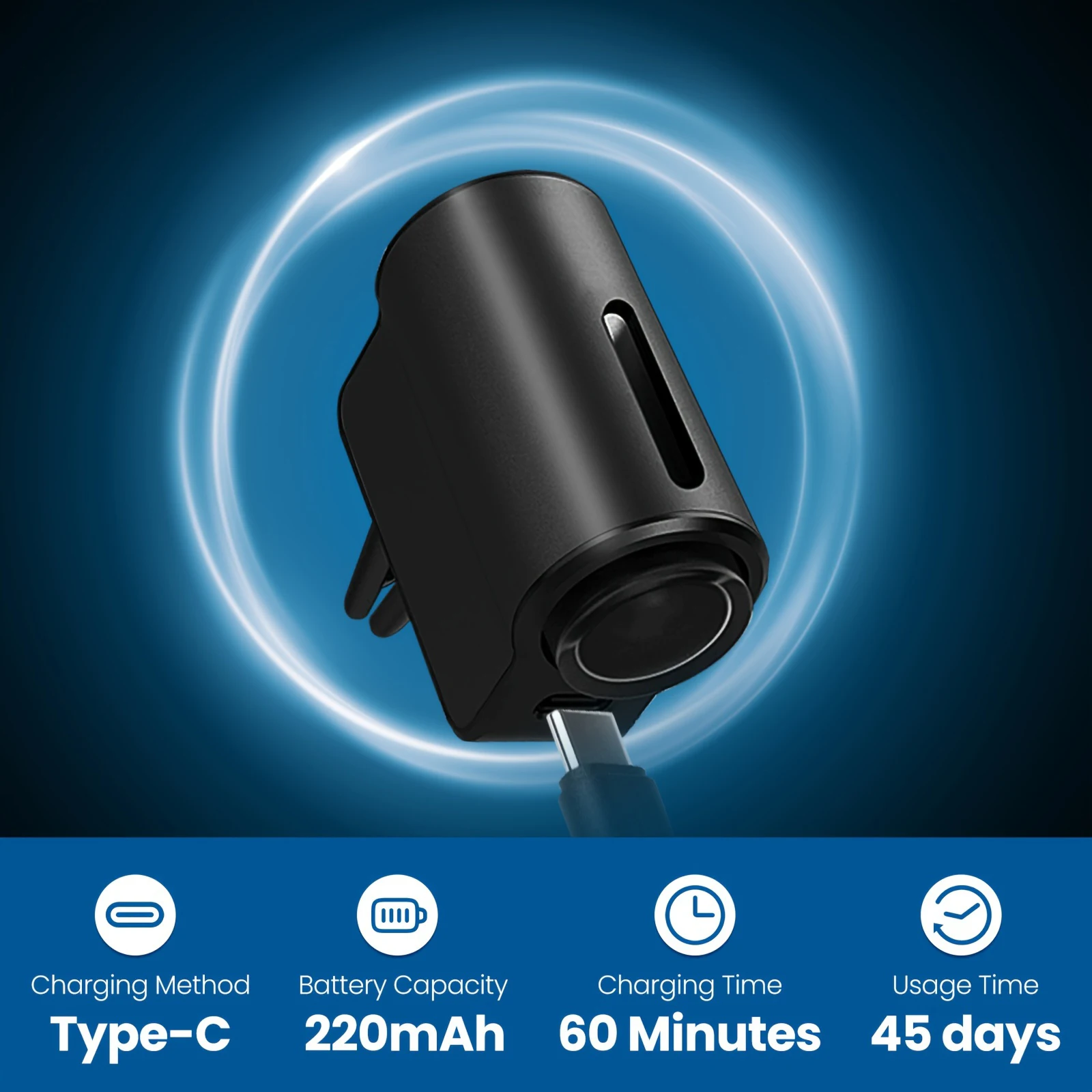 Car Air Freshener Electric Auto Aroma Diffuser Car Air Vent Essential Oil Mist Humidifier Fragrance Diffuser Aromatherapy