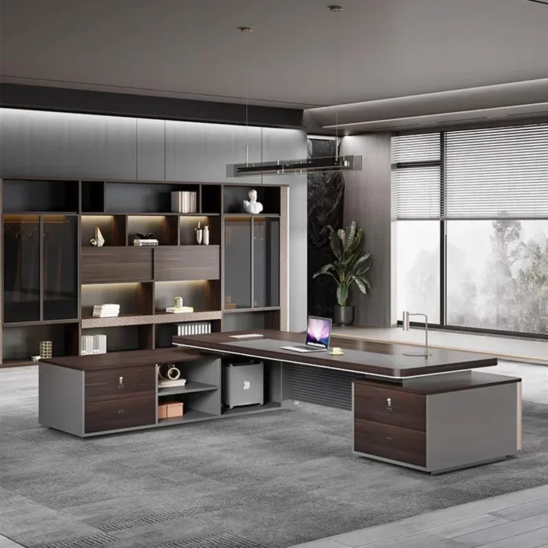 

Home Office Desk Work Computer Furniture Minimalist Auxiliary Accessories Conference Table Escritorios Gaming Desks Professional