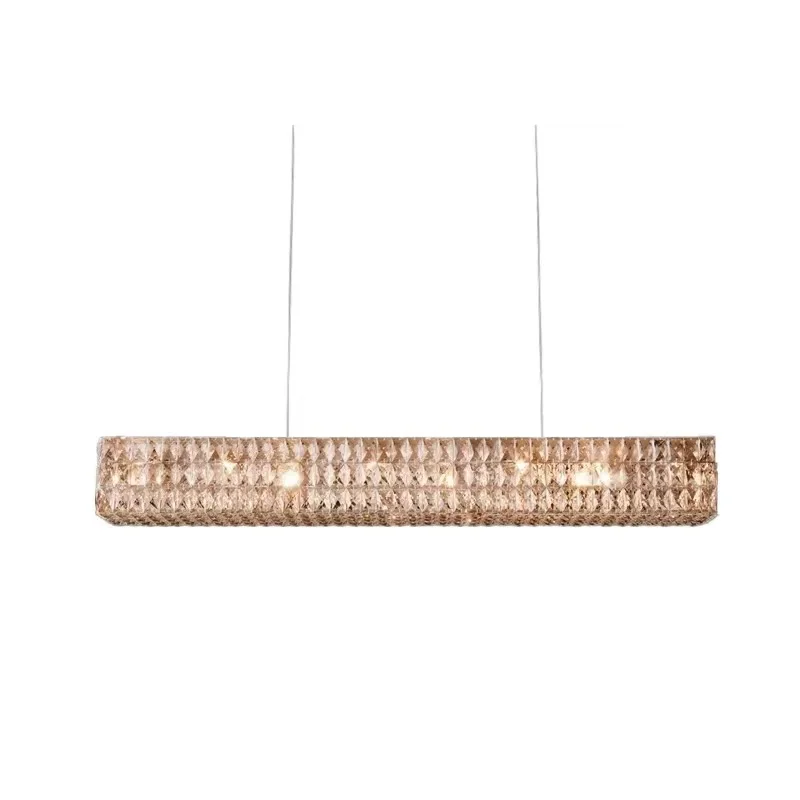 

led e14 Retro American Iron Crystal Rectangle LED Lamp LED Light.Pendant Lights.Pendant Lamp.Pendant light For Dinning Room