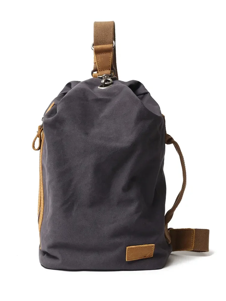 Canvas Japanese lazy style retro literature and art large-capacity messenger bag