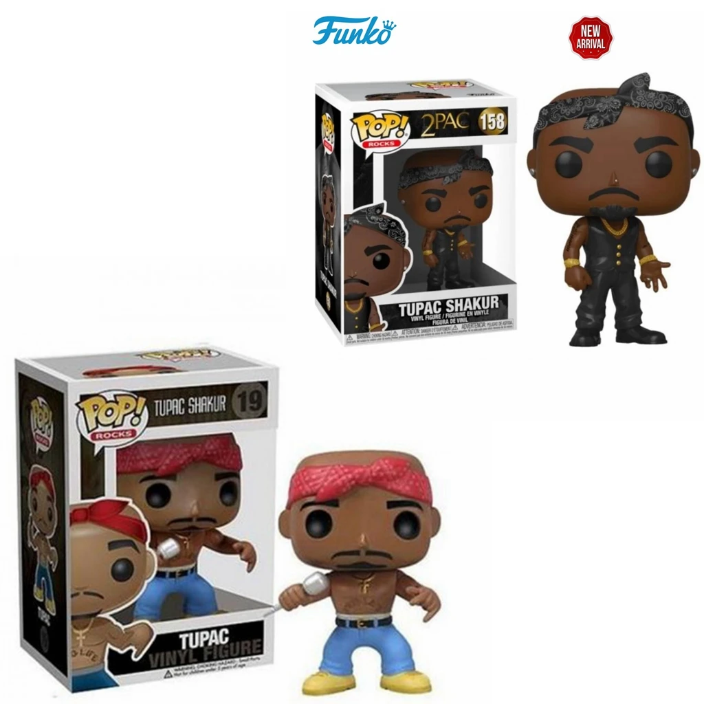 2024 New Funko POP! Rocks 2PAC Star #19 Tupac Shakur #158 Vinyl