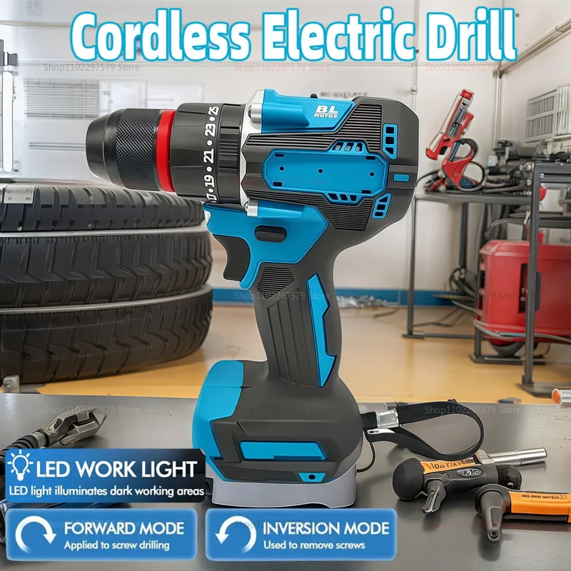 

Brushless Lithium Electric Driver Electromechanical Drill Screwdriver for Makita 18V Battery