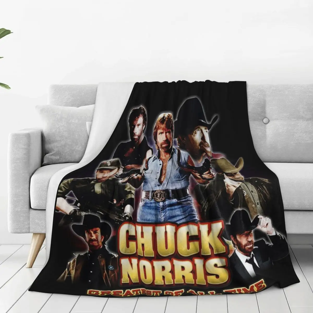 Chuck Norris GOA Blankets Fleece Portable Throw Blankets Sofa Throw Blanket For Home Bedroom Travel Throws Bedspread Quilt