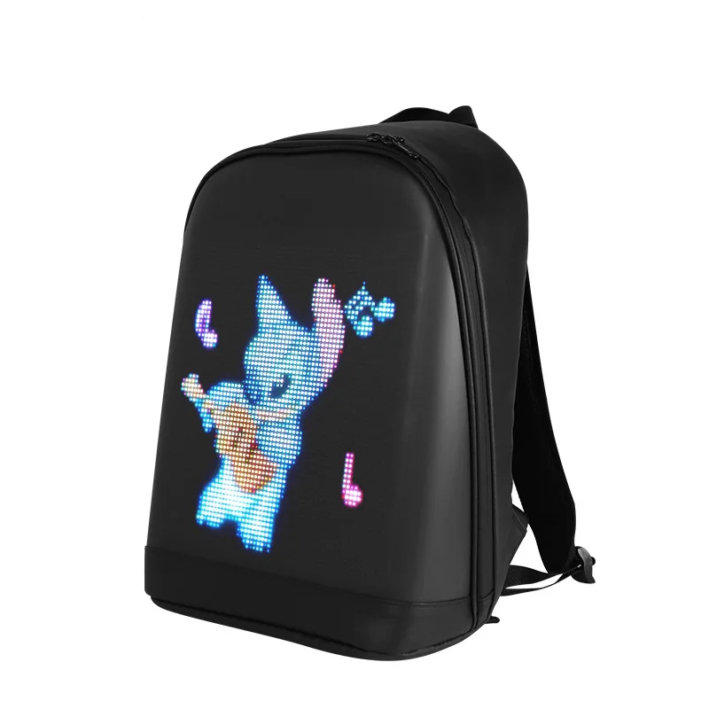 Multifunctional LED multimedia screen advertising backpack large capacity business backpack waterproof men's travel bag