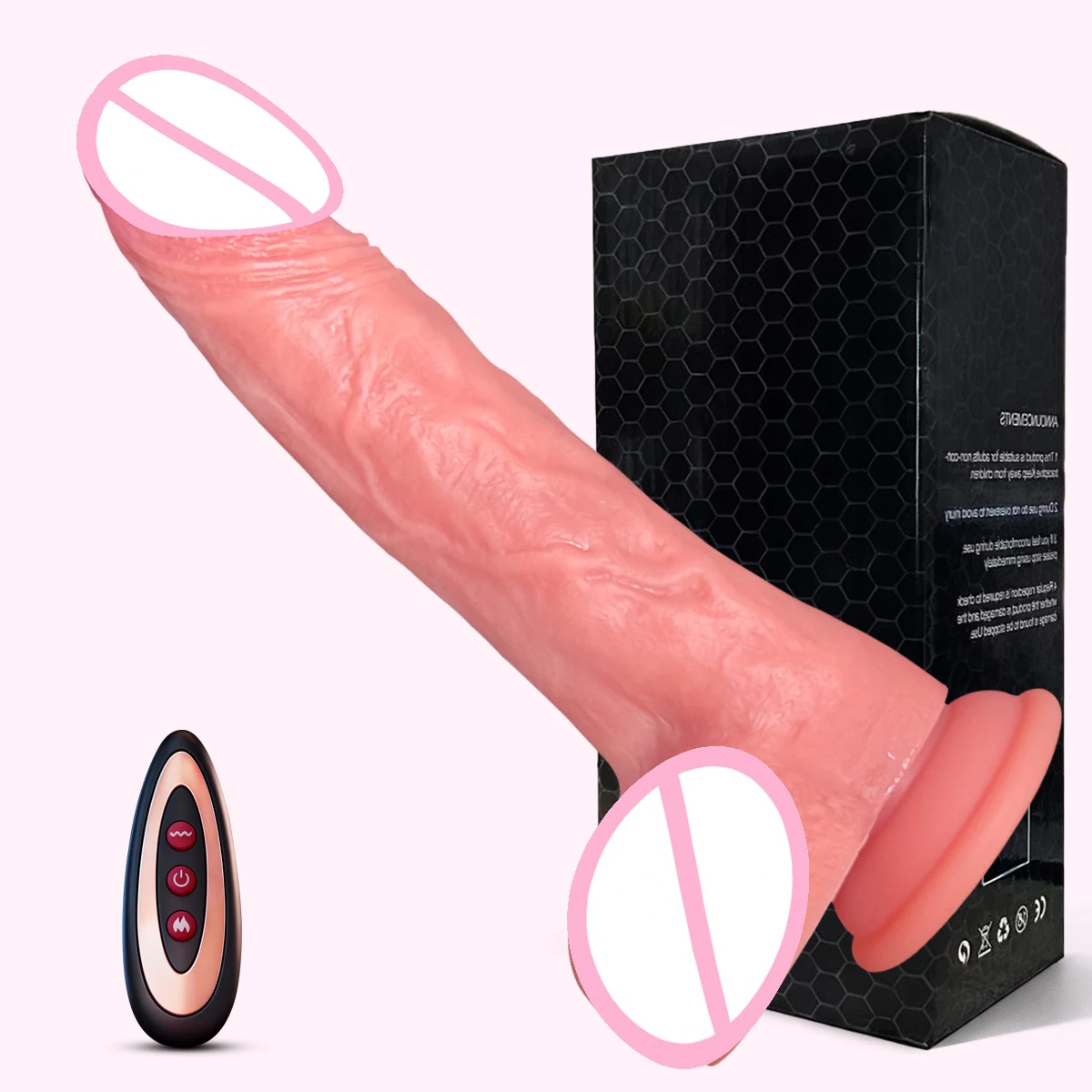 Realistic Dildo Penis Silicone Thrust Heating Remote Vibrator For Women Big Cock Masturbation Sex Toys Adult Products Sex Shop