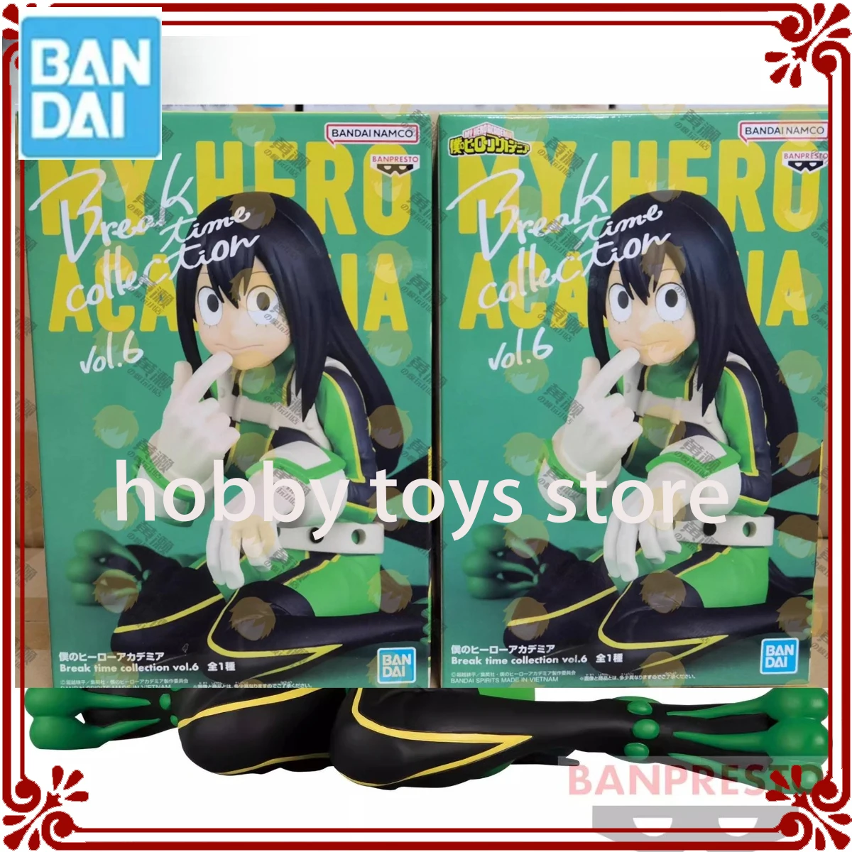 

Bandai Original My Hero Academia Asui Tsuyu OCHACO URARAKA Break Time Vol.6 Аниме Фигурки Игрушки для детей Подарки