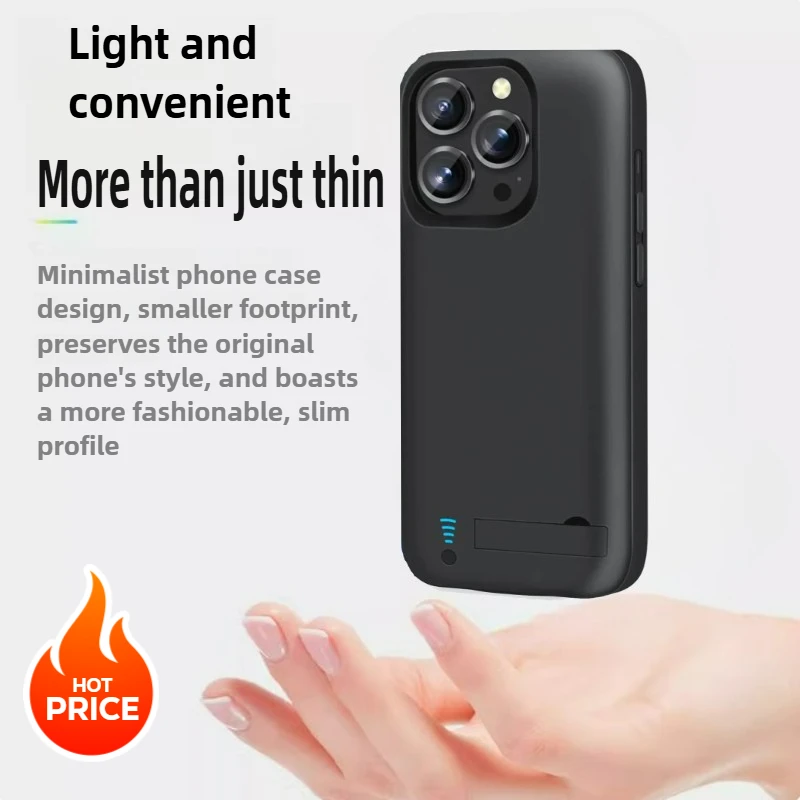 

Slim Battery Charger Case for IPhone 16 Series Charging Cover Extended Battery Portable Power Bank Funda Bateria Power Cases