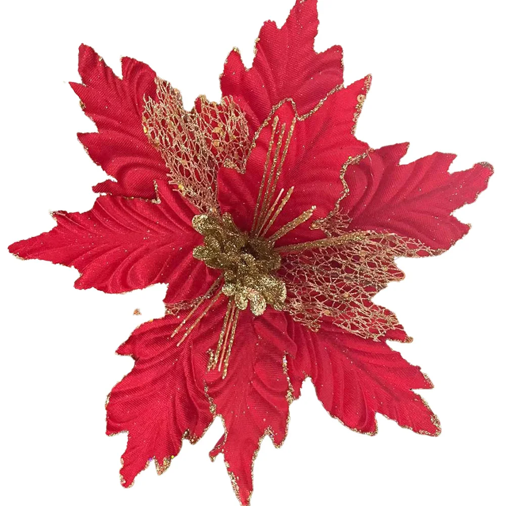 

Charming Christmas Flower Head Hanging Decor: Perfect For Festive Cheer