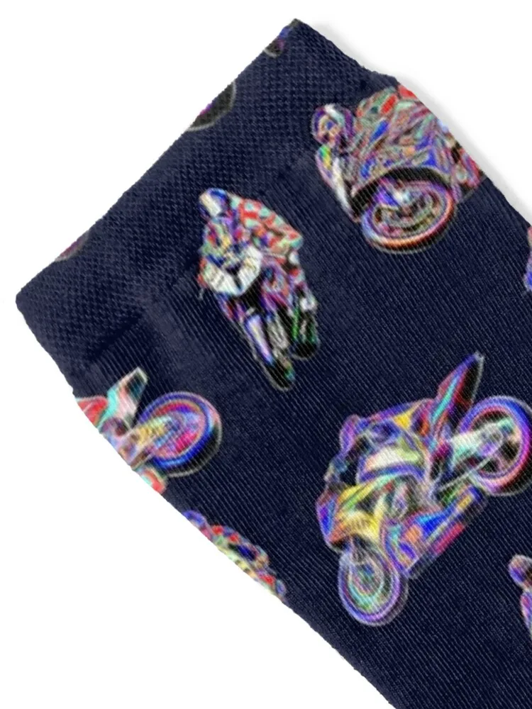Moto GP Motorbikes Revamped 1 Socks designer designer brand luxury summer Socks Man Women's