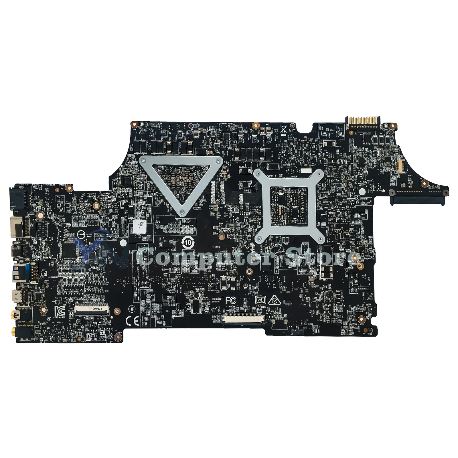 MS-16U51 Mainboard For MSI GL65 GE65 MS-16U5 Laptop Motherboard With i5-9300H i7-9750H CPU RTX 2060/GTX1660 Ti GPU 100% Test  OK