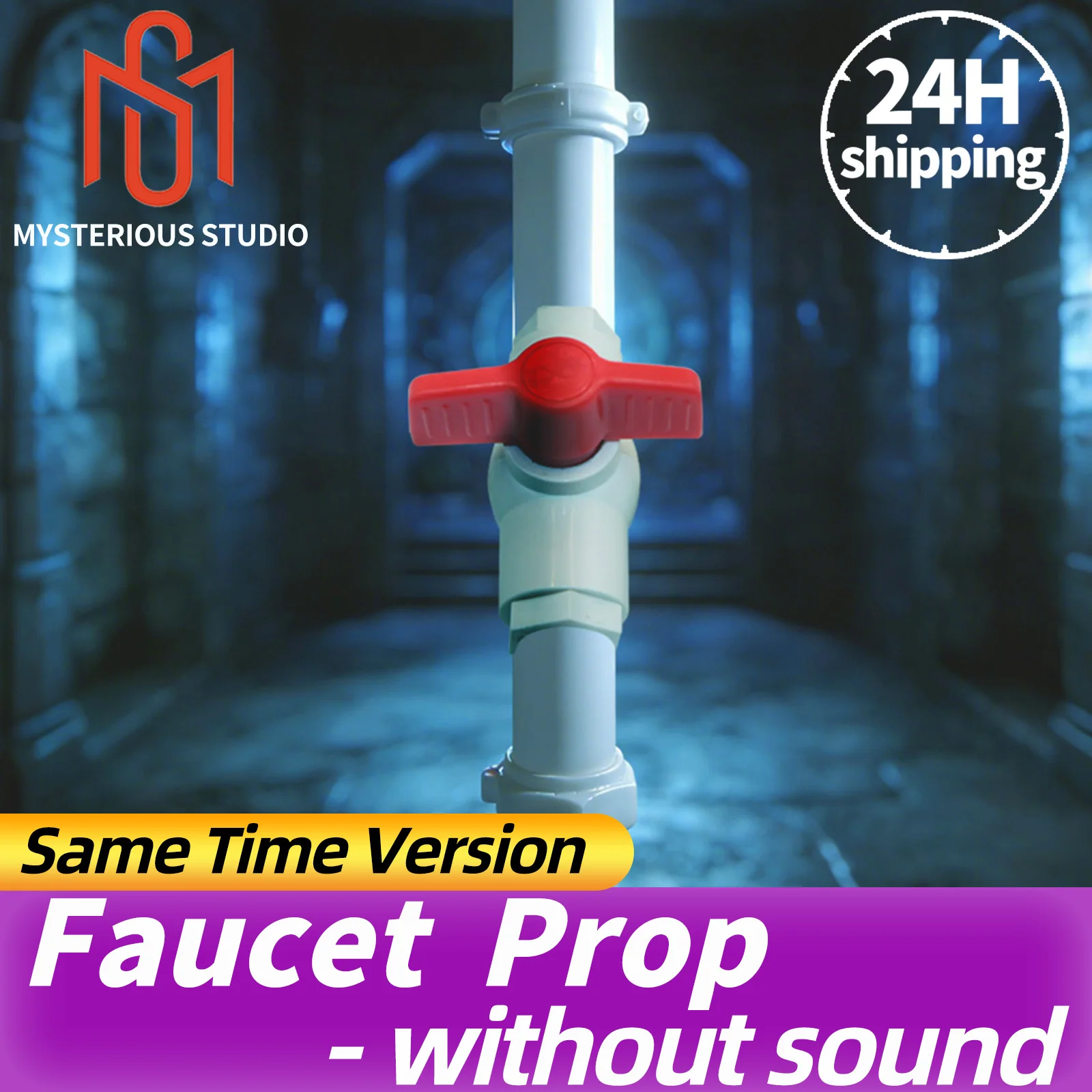 Mysterious Studio Secret Room Escape Game Mechanism Props Electronic Puzzle Superb 1987 GY Water Faucet Prop