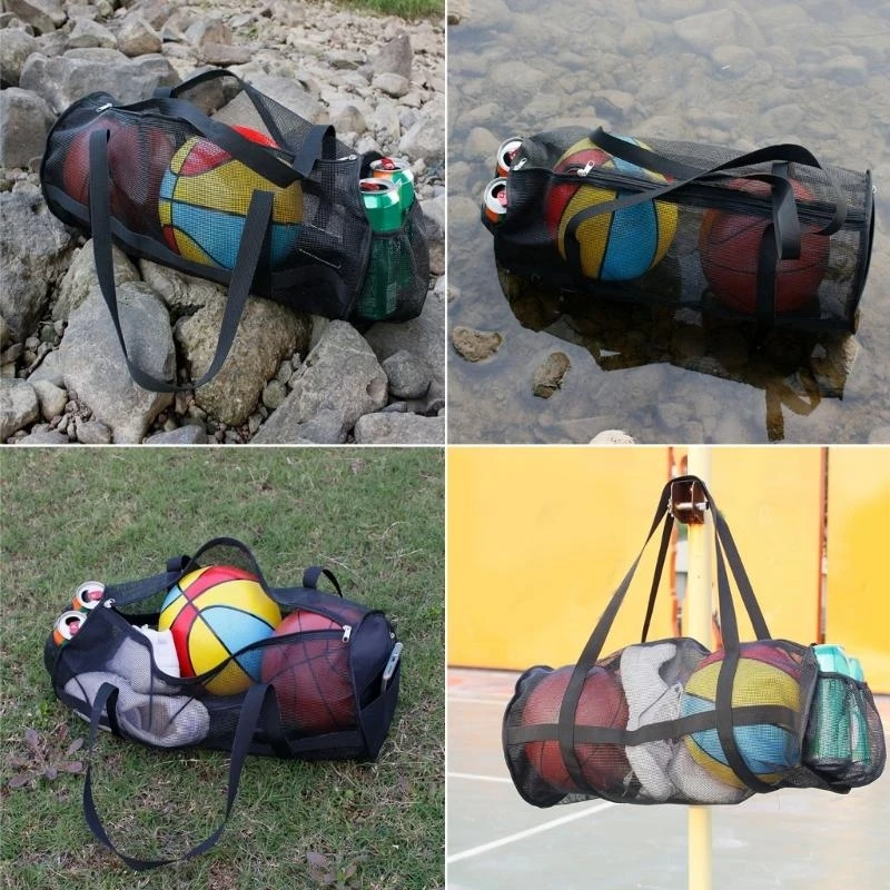 

Large Mesh Duffels Bag Scubas Dive Snorkel Tote Equipment with Zipper for Water Sport Beach Diving Snorkeling Gear JOME