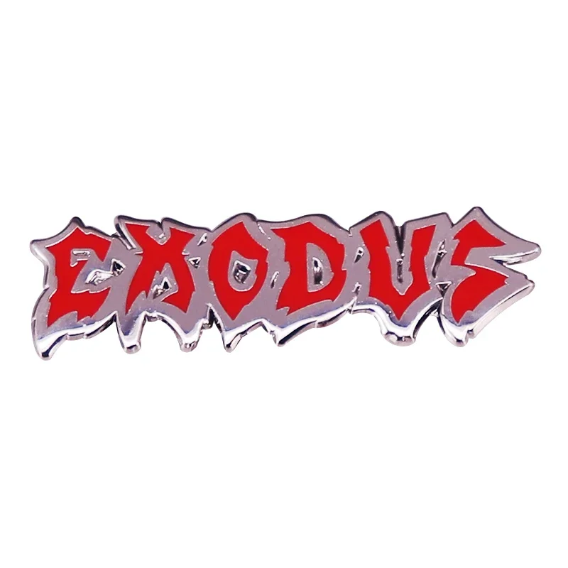 Exodus-Logo Brooch Metal Badge