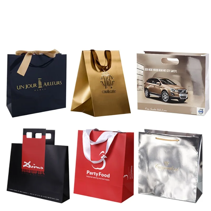 sale wedding bag high quality Jewelry pink paper bag shipping Printed Packaging Boxes