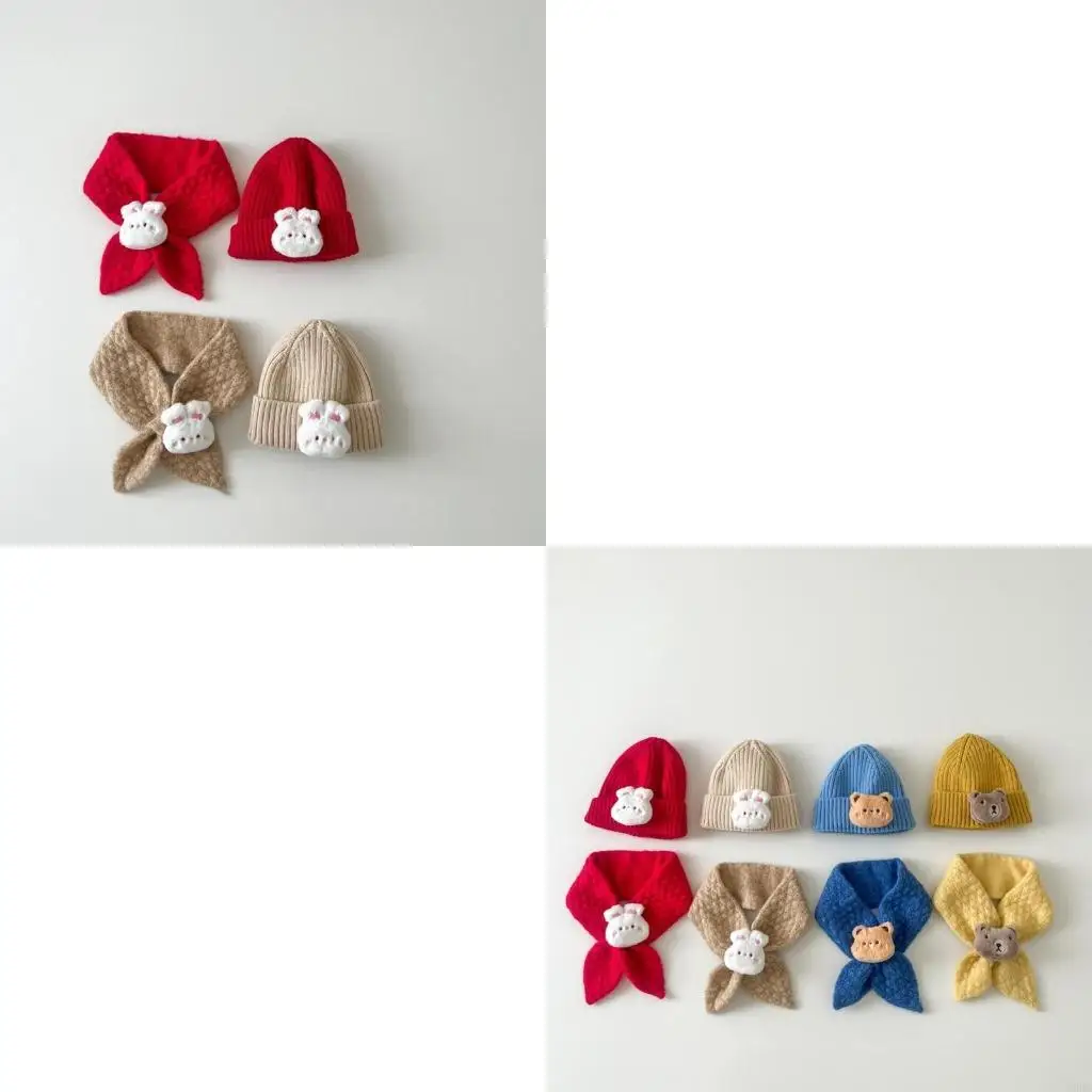 

Симпатичный мультипликационный шея и шапочка для мальчиков для маленьких девочек в возрасте 3-8 лет 4XBC