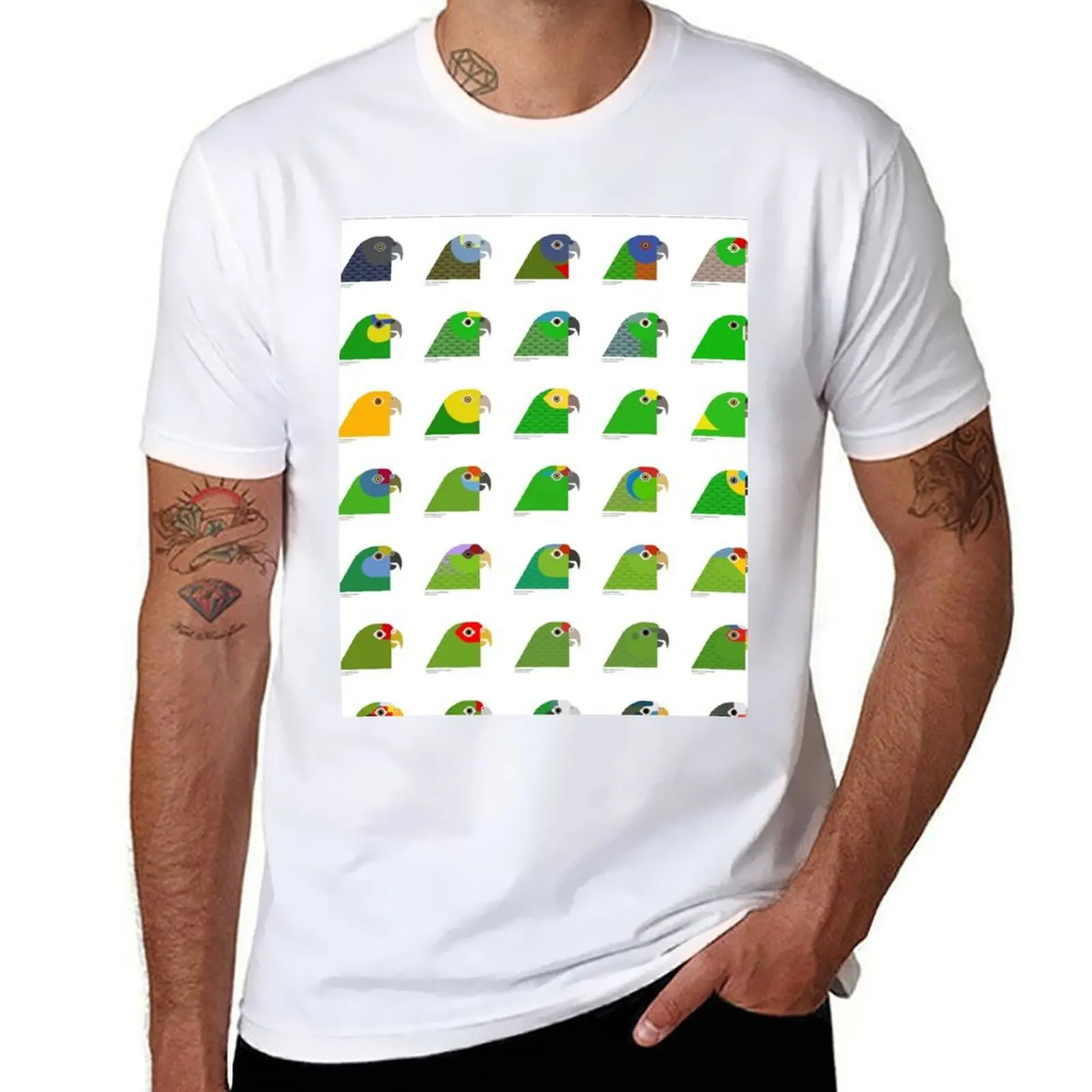 

Amazon Parrots T-Shirt men t shirt cotton 100% cotton tshirt 100% man t shirts for men T-Shirt