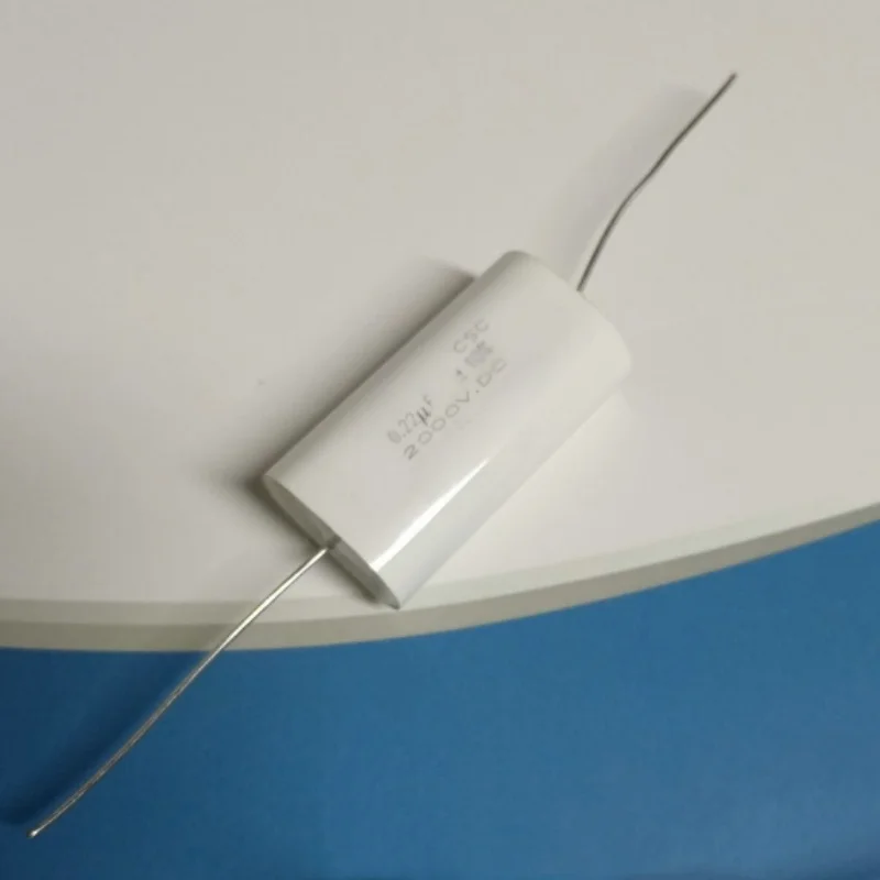 

2PCS high voltage pole-free inductive film capacitor 2000V 0.22uf 224 16X24X44MM