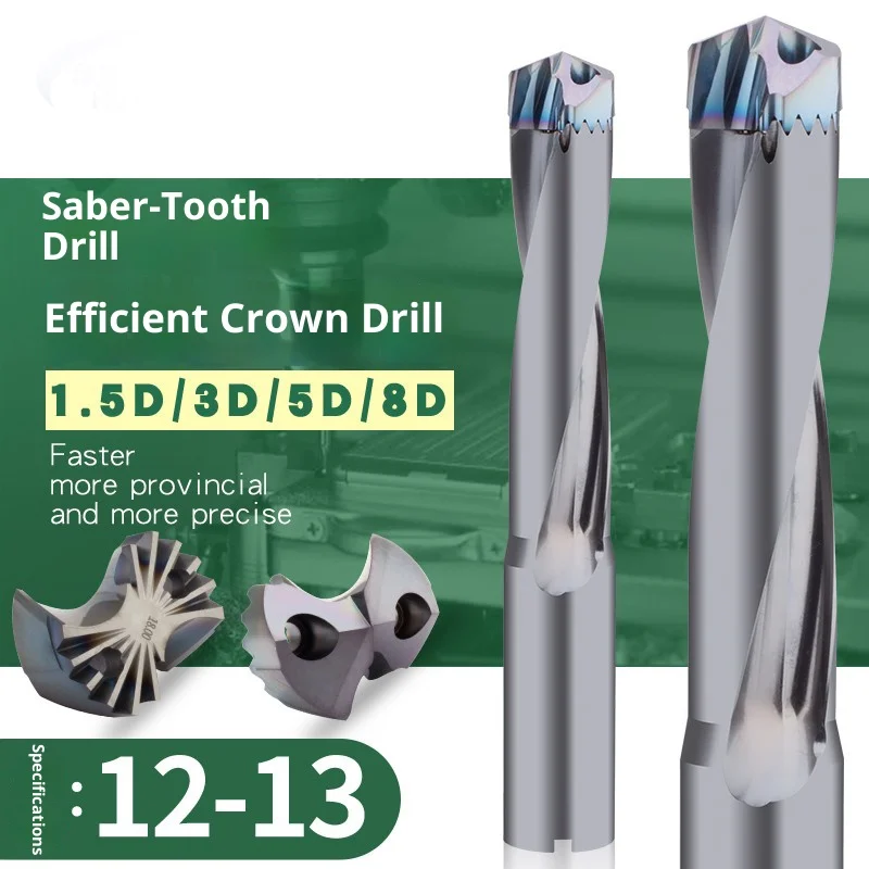 تاج عالي السرعة 10-25.8 مللي متر 1.5-5D باستخدام الحاسب الآلي ثقب عنيف بالقطع قابل للفهرسة التبريد الداخلي صابر الأسنان الحفر بديل U الحفر