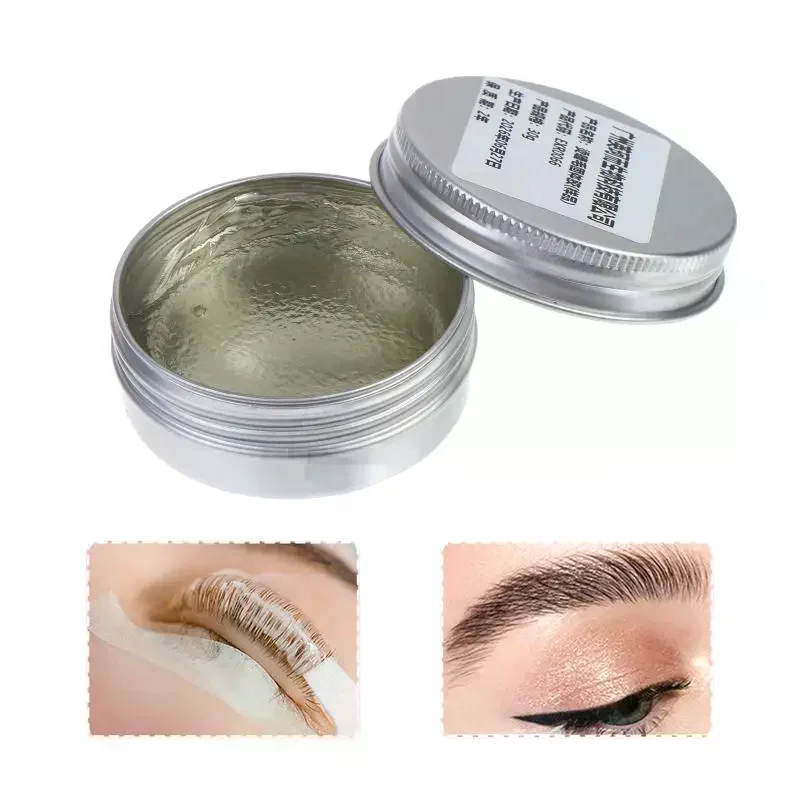1Pcs Fixing Adhesive Non-irritating Fragrant Eyebrow Solid Glue 30g Solid Eyelash Lift Glue Lifting Lashes Balm Ironing Tool
