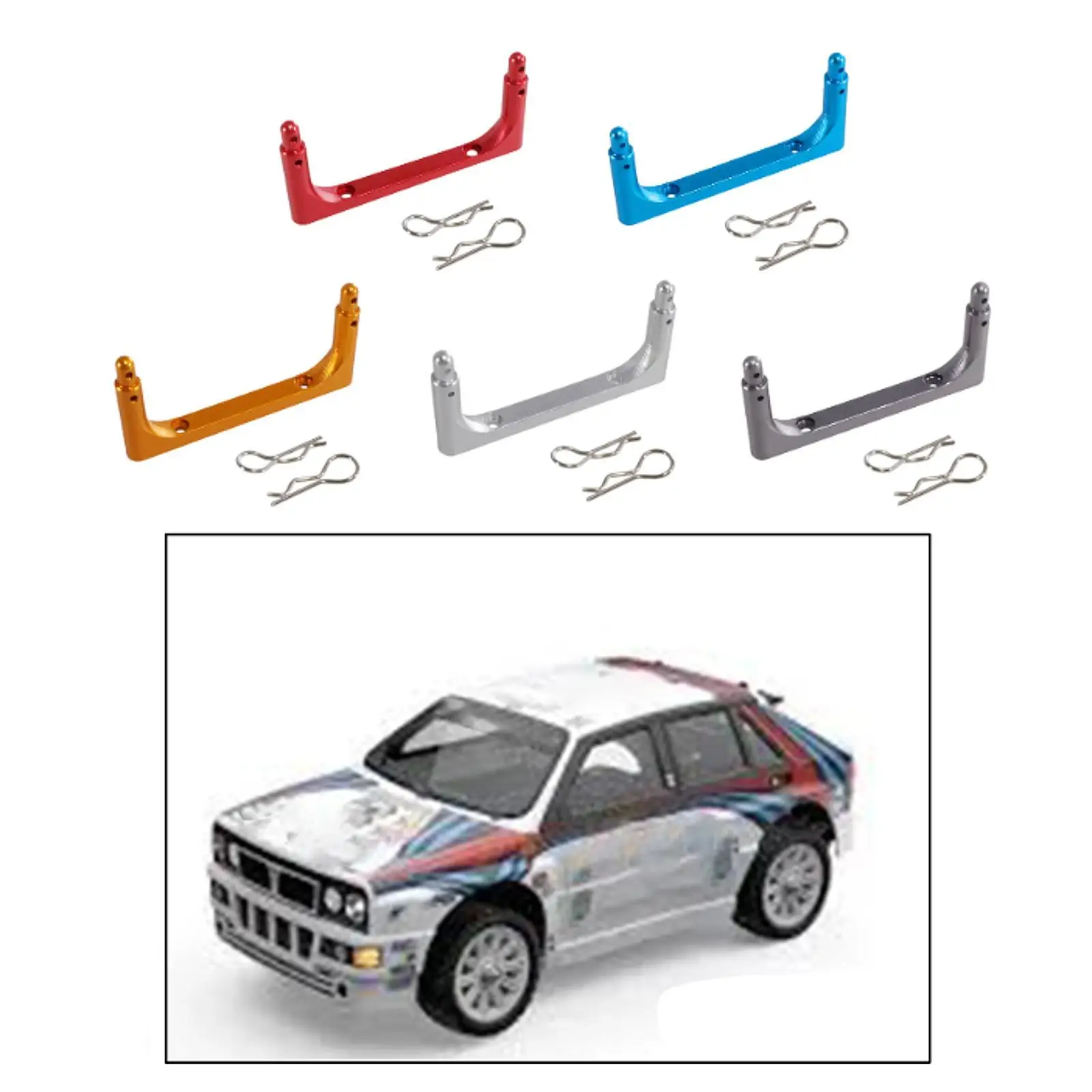 RC Car Front Body Pillar Easy to Install Sturdy RC Car Modification Part for 14303 Mjx Hyper Go H14MK Parts 14302 1:14 RC Car