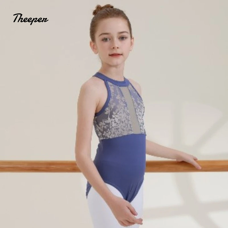

Ballet Leotard Spring Summer New Style Integrated Outfit Crotch Opening Elastic Fabric For Dance Class Training Ballet Apparel