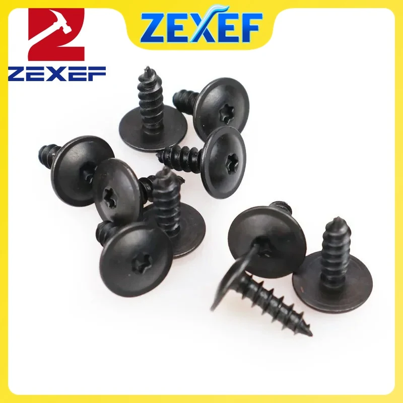 ZEXEF 30/50 قطعة غطاء المحرك Undertray Splashguard عجلة قوس توركس المسمار السحابة كليب A1 A3 A4L Q3 Q5 Q7 N90974701 #1