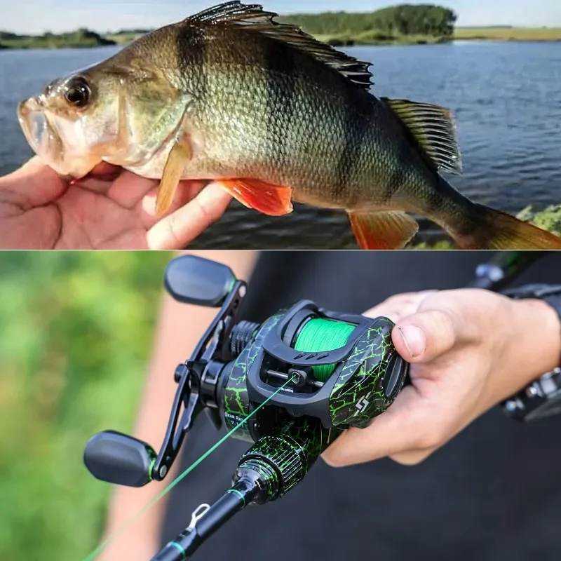 Carrete Baitcasting Sougayiang 7.1:1 – Freno magnético 9+1 rodamientos - imagen 5
