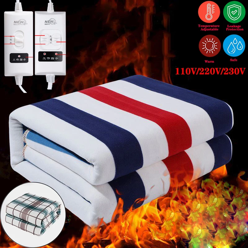 Electric Blanket 220v Home Bedroom Thermal Heater Mat Heating Mattress Winter Thermostat Warmer Cushion Pad Constant Temperature