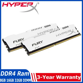 HyperX Fury Memoria DDR4 Memoria de computadora 8GB 16GB 32GB 3200MHz 2666MHz 3600MHz 2400MHz 2133MHz Ram DRAM DIMM Memoria 288Pin 16GB 1