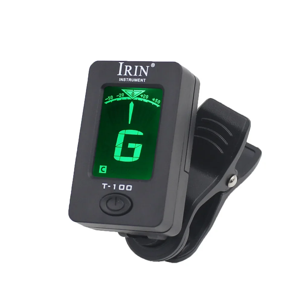 IRIN Guitar Clip-on Tuner LED Display Electronic Tuning for Chromatic Acoustic Electric Guitar Bass Ukulele Guitar Accessories