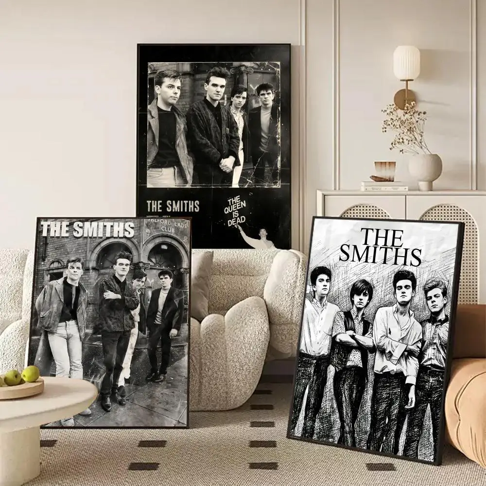 Rock The Smiths The Queen Is Dead Painting Calligraphy Canvas Poster Wall Art interior Hallway Home Decoration Holiday Gifts